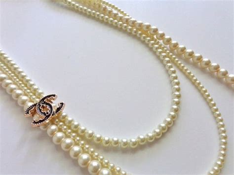 layered chanel necklace|chanel necklace price list.